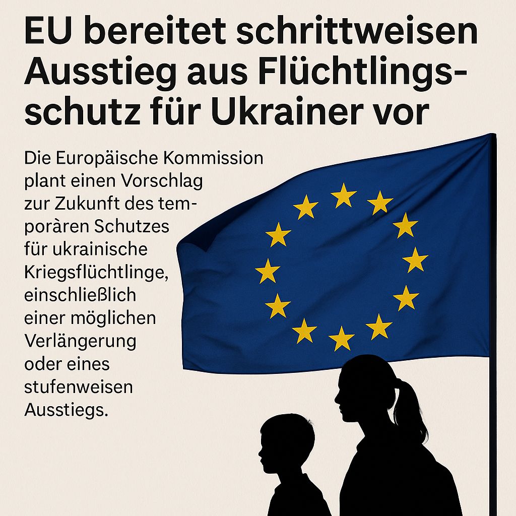 EU - Schutz für ukrainische Flüchtlinge