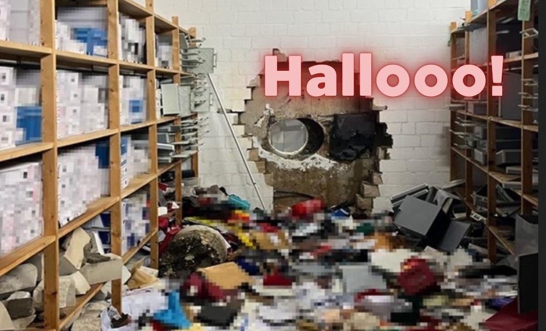 Täter stehlen rund 30 Millionen Euro