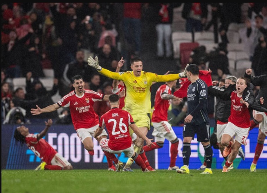 Benfica schlägt Real – Torwart trifft in der 97. Minute