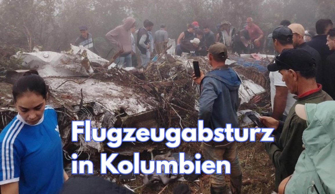 Flugzeugabsturz in Kolumbien