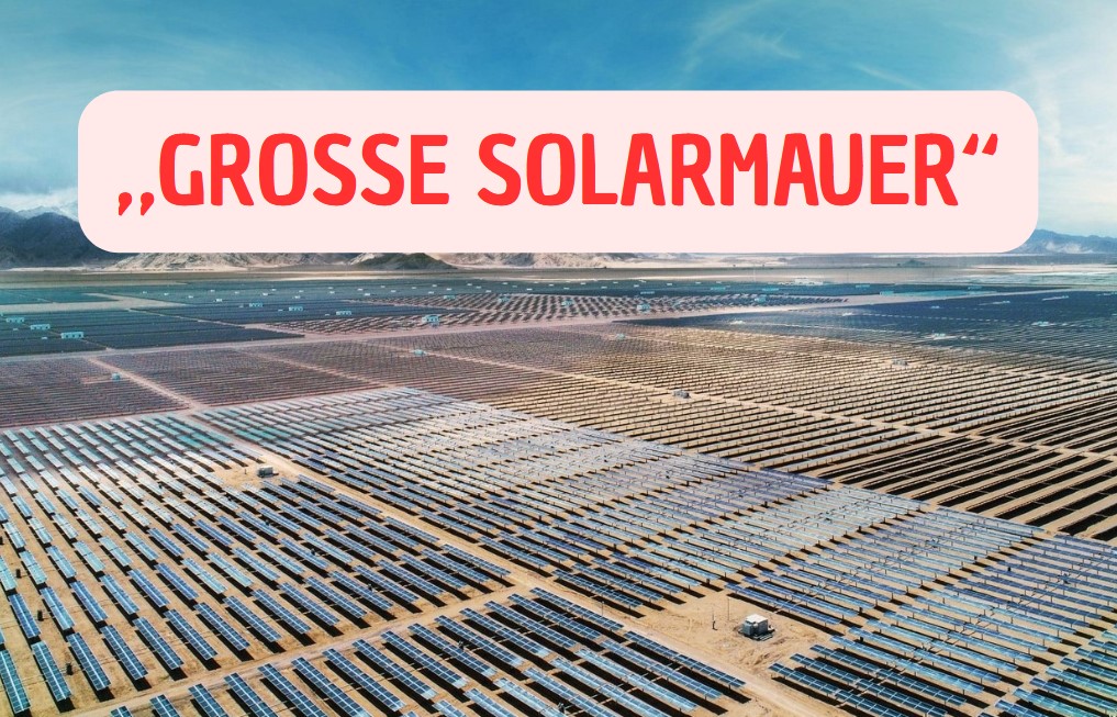 China startet Bau einer gigantischen Solaranlage
