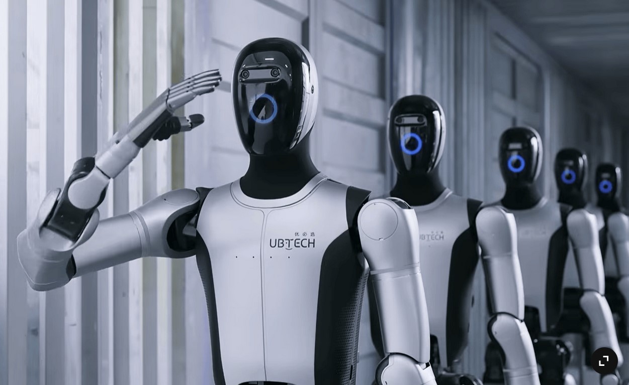 Chinesische Humanoidenroboter kommen bei Airbus