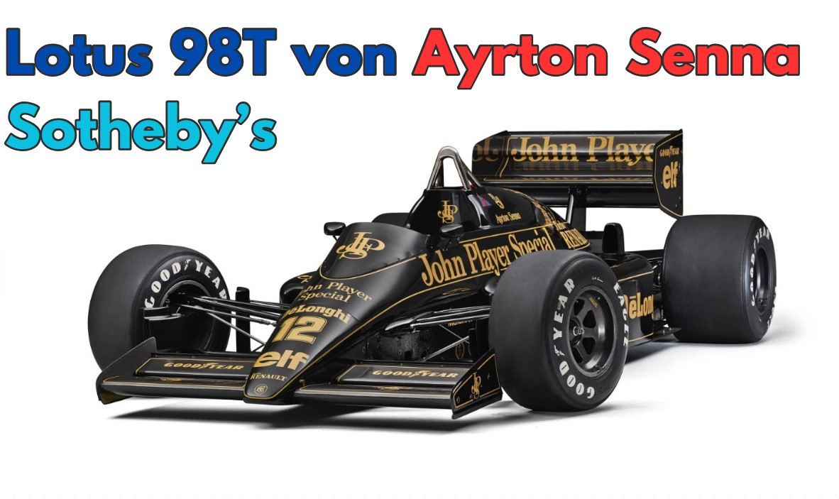 Ayrton Sennas Lotus 98T kommt bei RM Sotheby’s