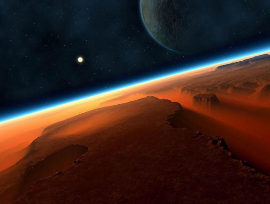 Der frühe Mars warm und regenreich