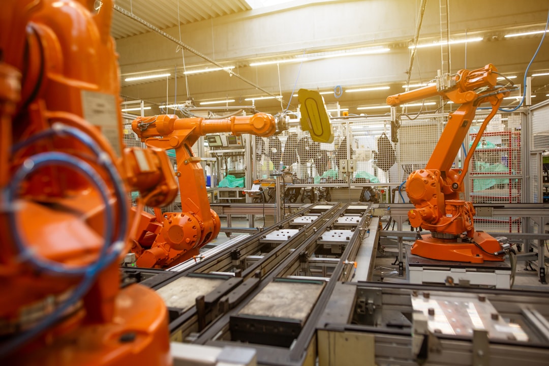 Automatisierte Industrieroboter als Beispiel für Künstliche Intelligenz in der deutschen Wirtschaft