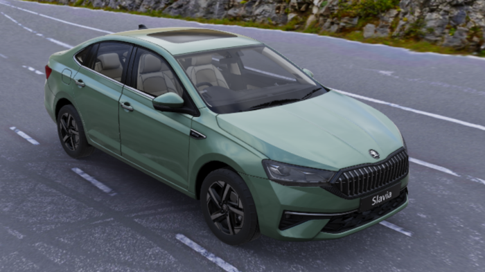 Die überarbeitete Škoda Slavia Limousine des Modelljahres 2026